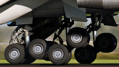 Double-row unequal diameter ball bearings for Aircraft landing gear