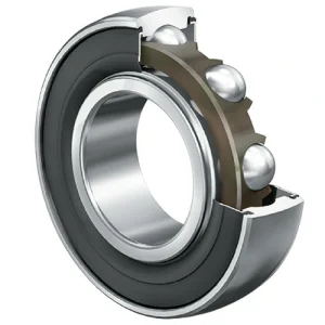 Self-aligning ball bearings with dust covers