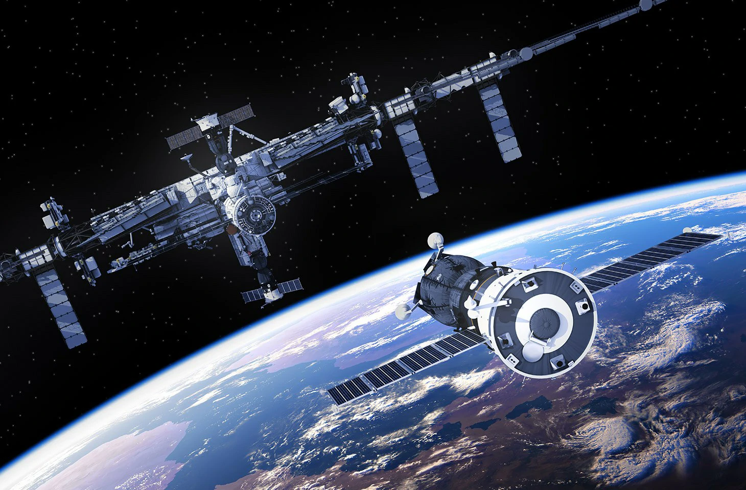 radial hydrostatic bearings for Satellite and space station equipment